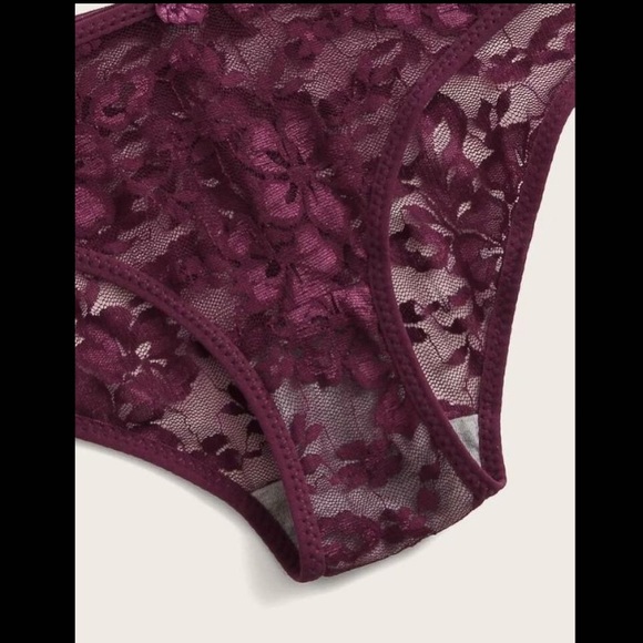 Floral Lace T-shirt Bra & Panty Set - Picture 4 of 5